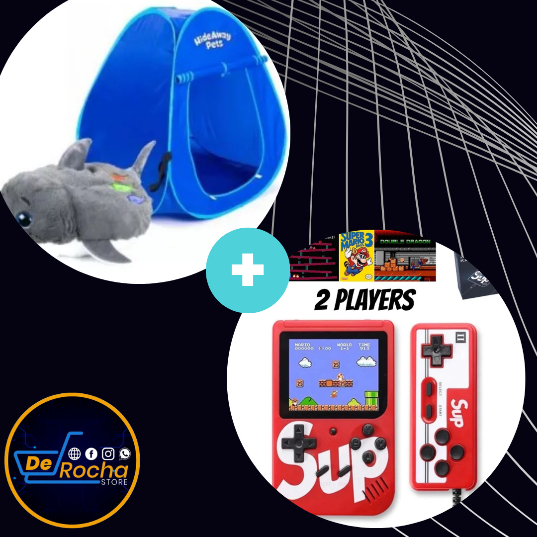 Combo Carpa infantil+ mini consola juego